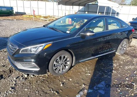 2016 Hyundai Sonata Sport from USA, damaged, VIN 5NPE34AF3GH367480
